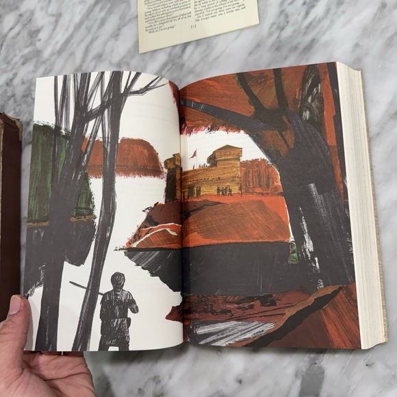 The Pathfinder James Fenimore Cooper Heritage Press Hardcover 1965 w/ Slipcase - Picture 13 of 16
